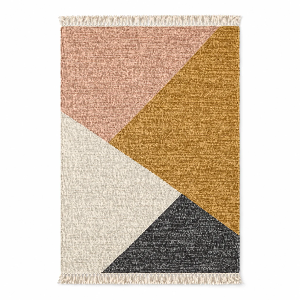 Colorblock Woven Rug