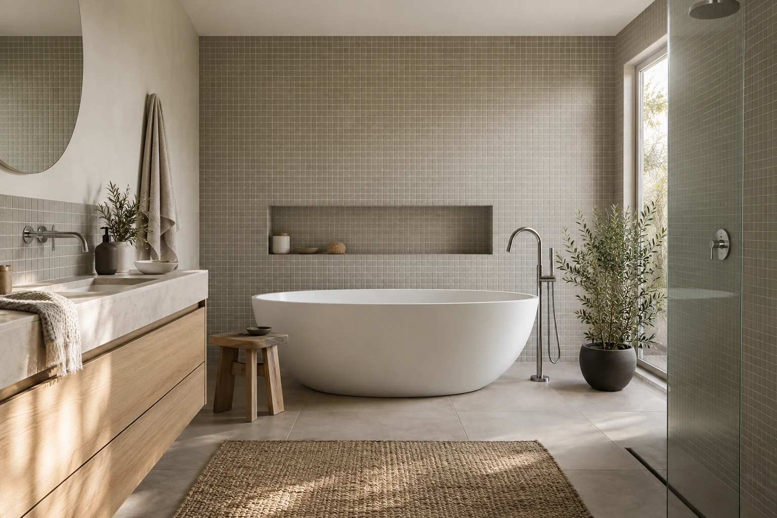 Designing a Calm Modern Bathroom