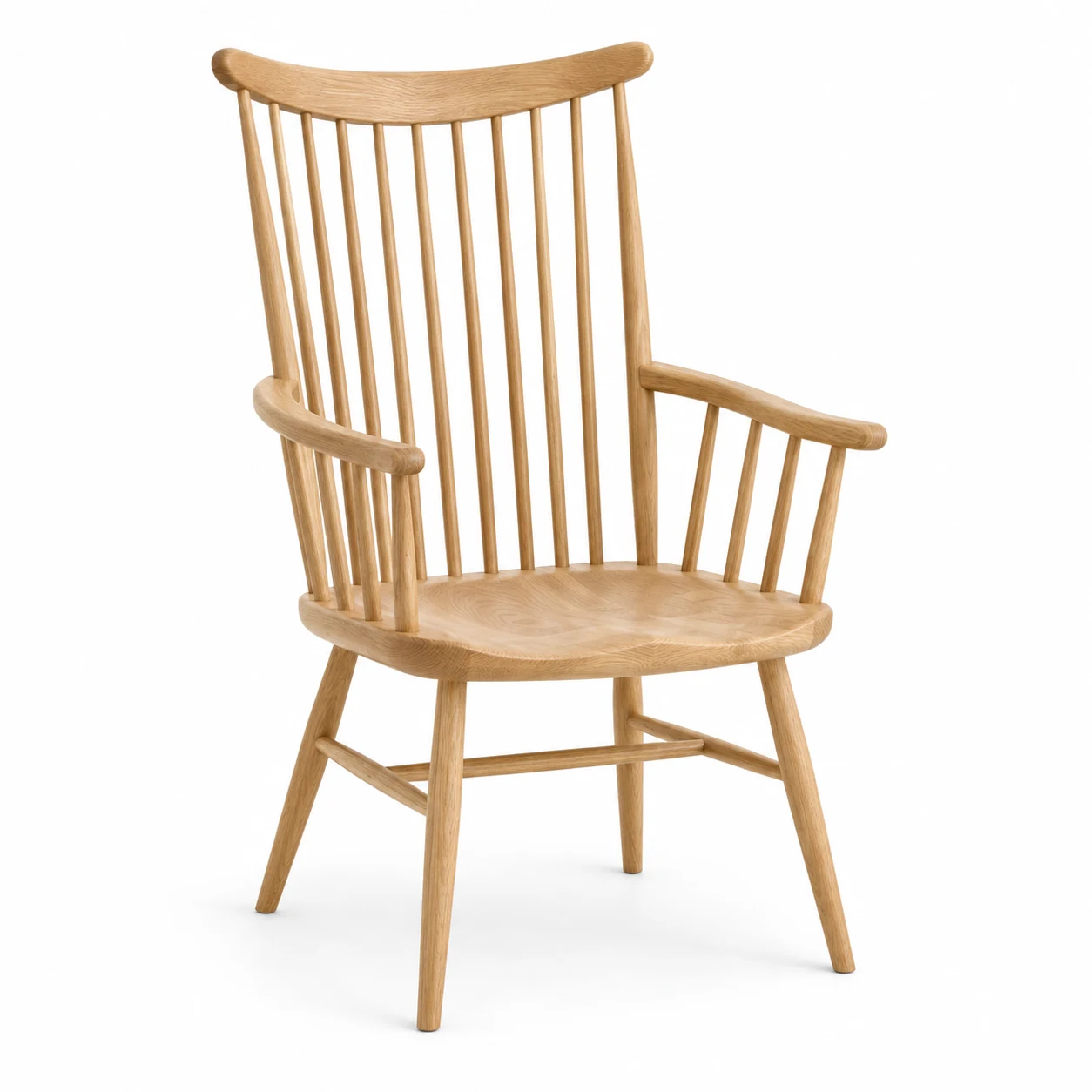 Spindle Oak Armchair